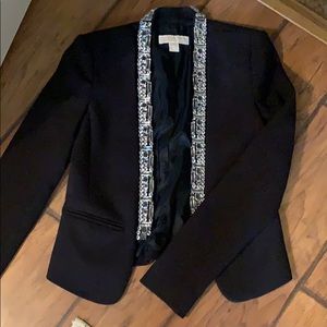 Beautiful Michael Kors Jeweled lapel jacket
